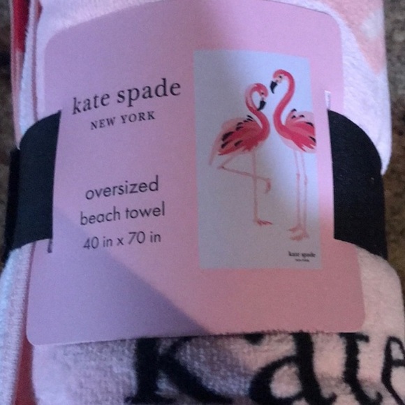 🦩🏖🦩Kate spade beach towel flamingo - Picture 2 of 5